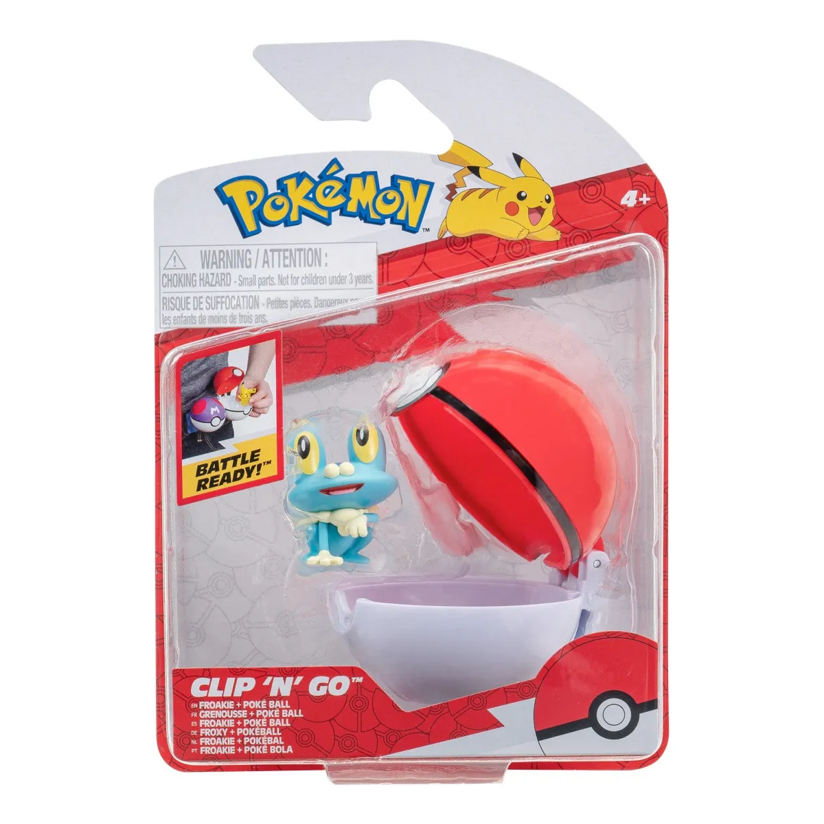 Pokemon - Clip n Go Froakie + Poke Ball