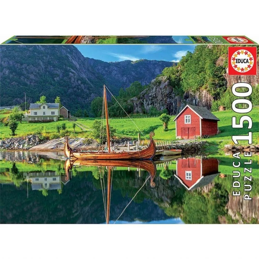 Educa - Vikingaskepp Pussel 1500 bitar