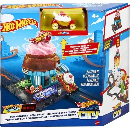 Hot Wheels - City Downtown Ice Cream Swirl