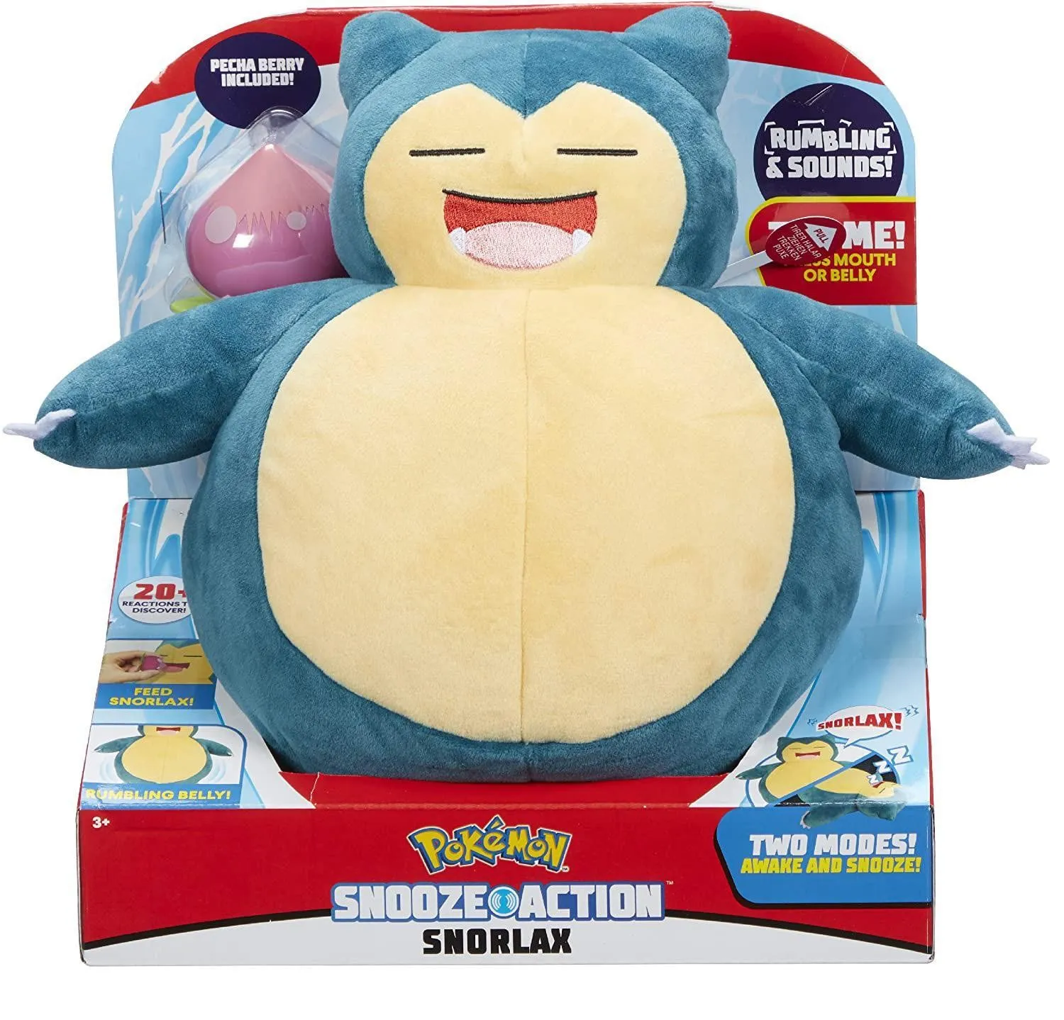 Pokemon - Snooze Action Snorlax