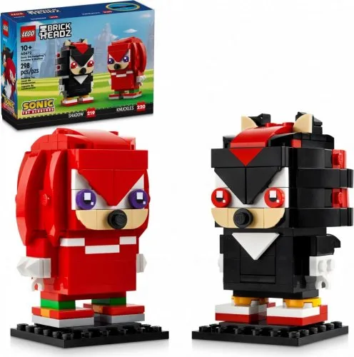 LEGO - BrickHeadZ Sonic the Hedgehog: Knuckles och Shadow