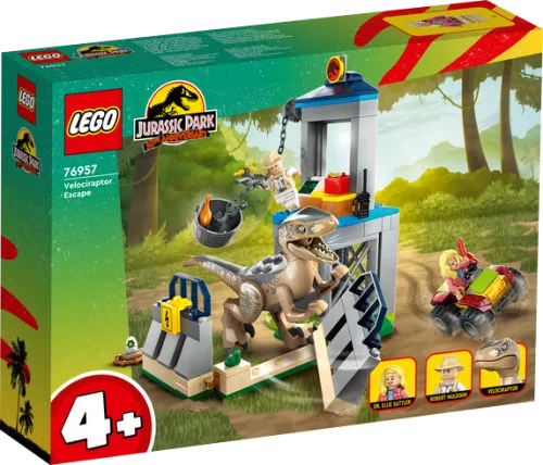 LEGO - Jurassic World Velociraptorflykt