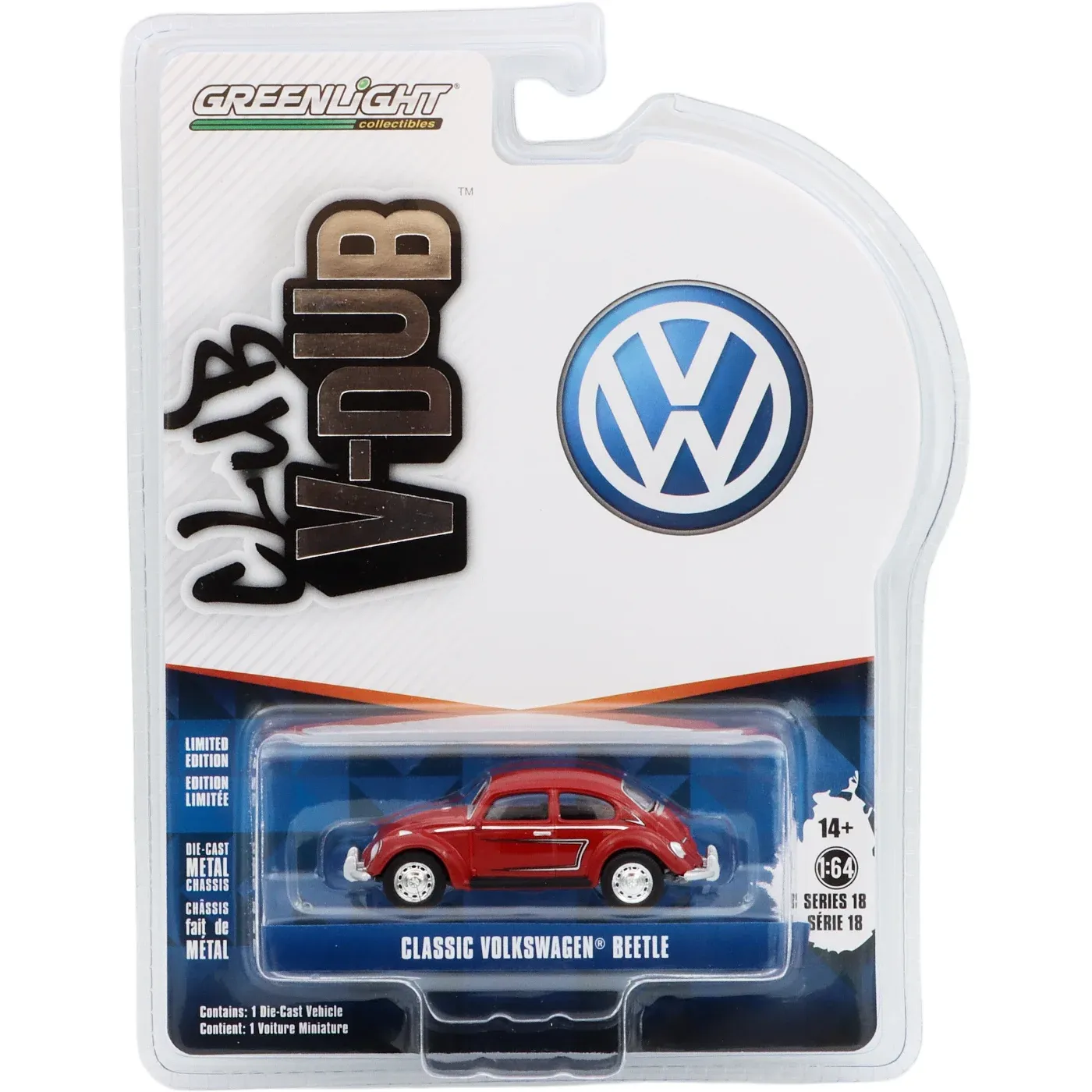 Greenlight - Classic Volkswagen Beetle 1:64