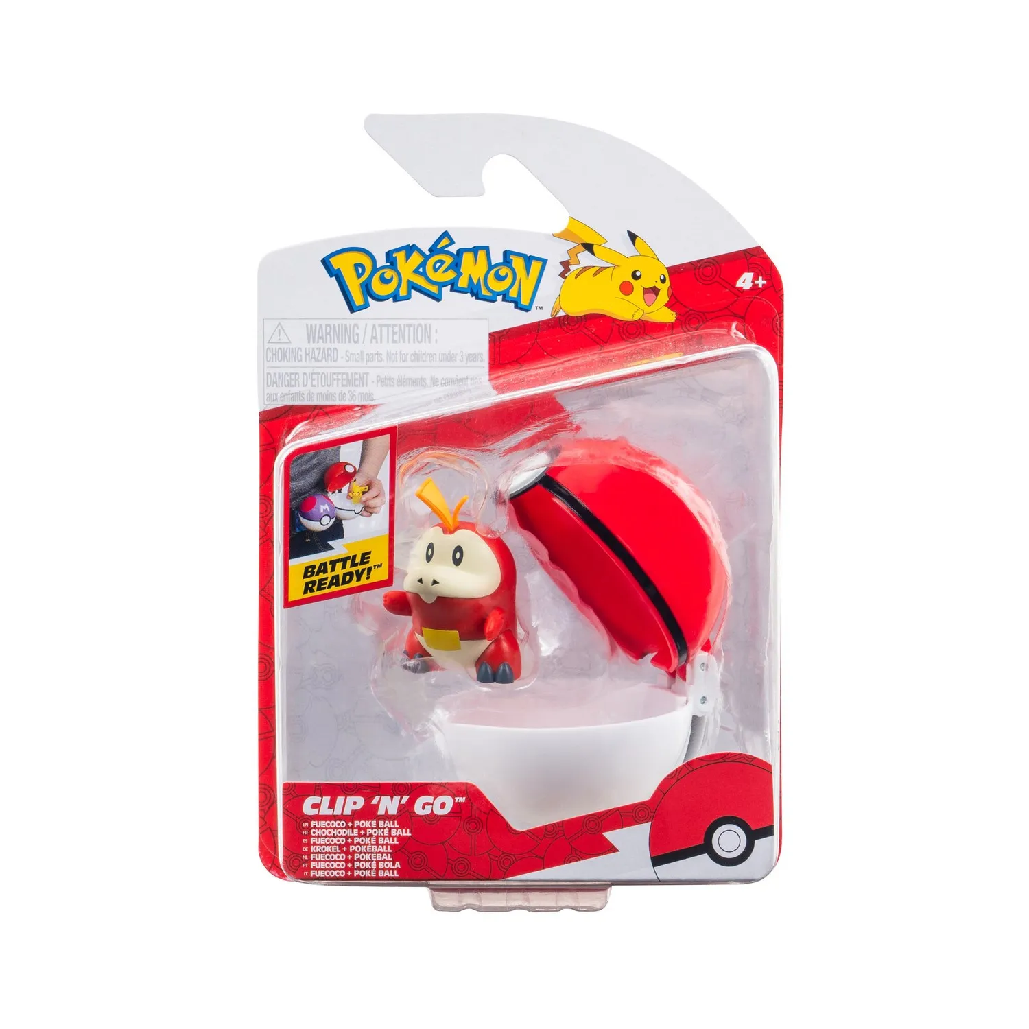 Pokemon - Clip n Go Fuecoco + Poke Ball