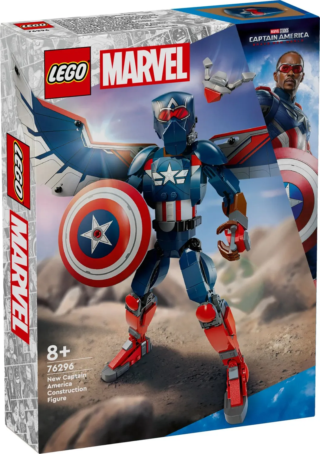 LEGO - Byggfigur Nya Captain America