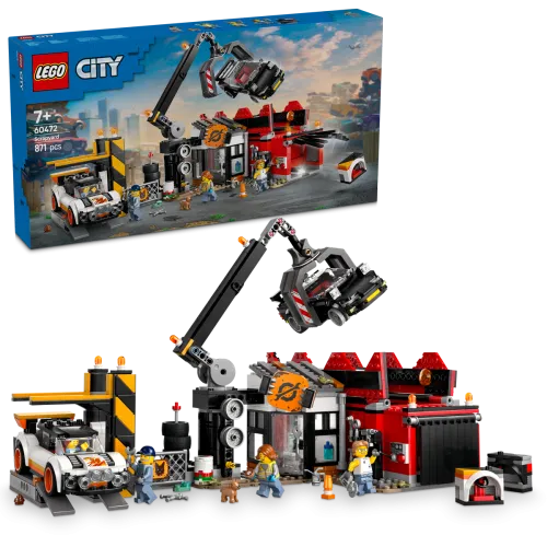 LEGO - City Skrotupplag med bilar