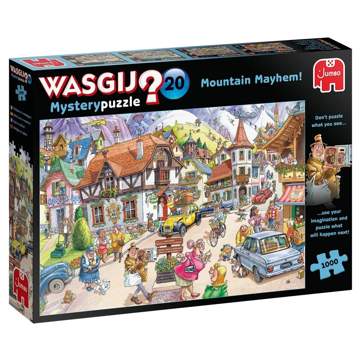 Wasgij - Mystery 20 Mountain Mayhem Pussel 1000 bitar
