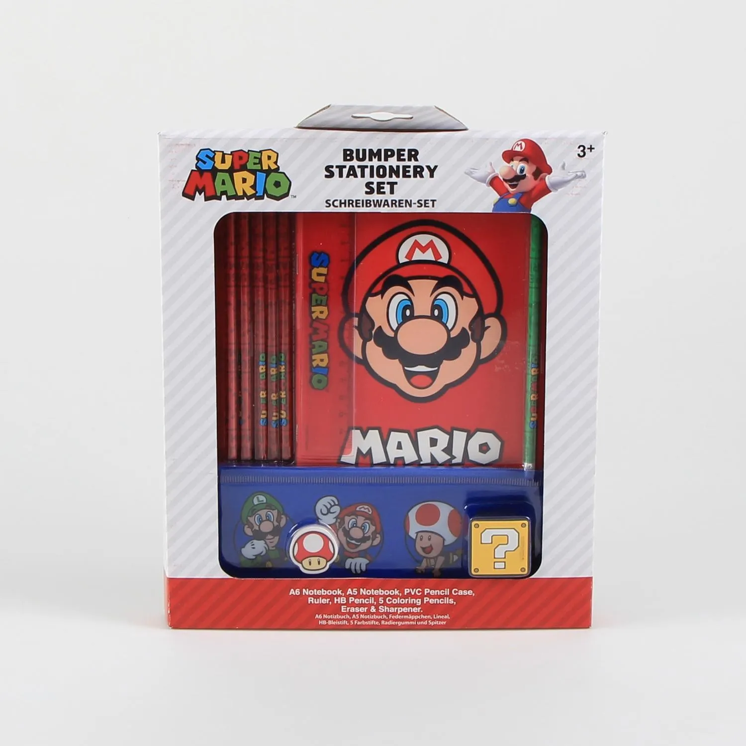 Super Mario - Set med skrivartiklar