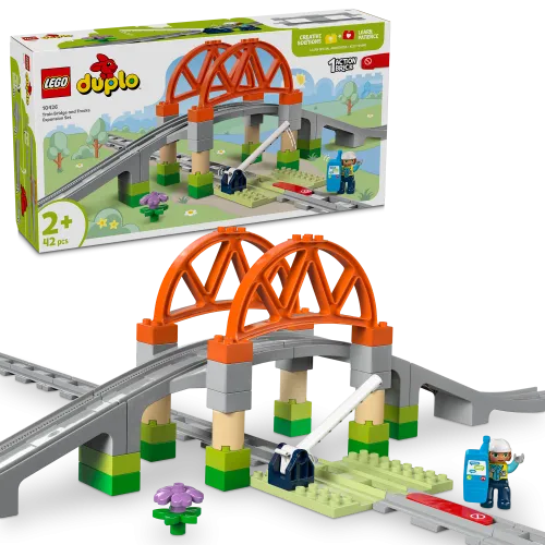 LEGO DUPLO - Tågbro och spår Expansionsset