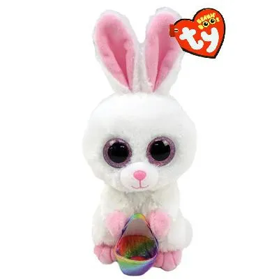 TY - Beanie Boos Sunday Vit kanin med korg