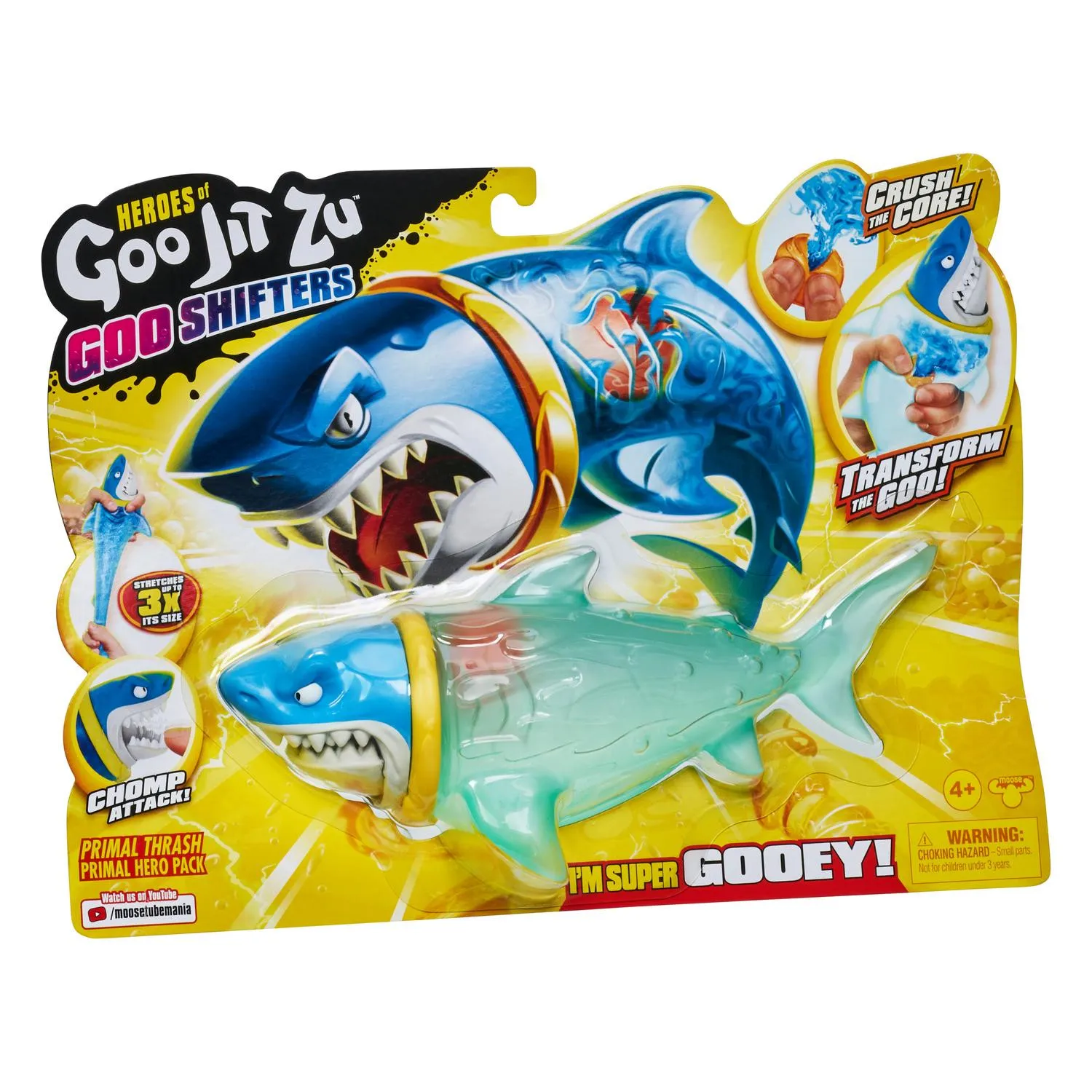 Goo Jit Zu - Goo Shifters Primal Thrash Shark