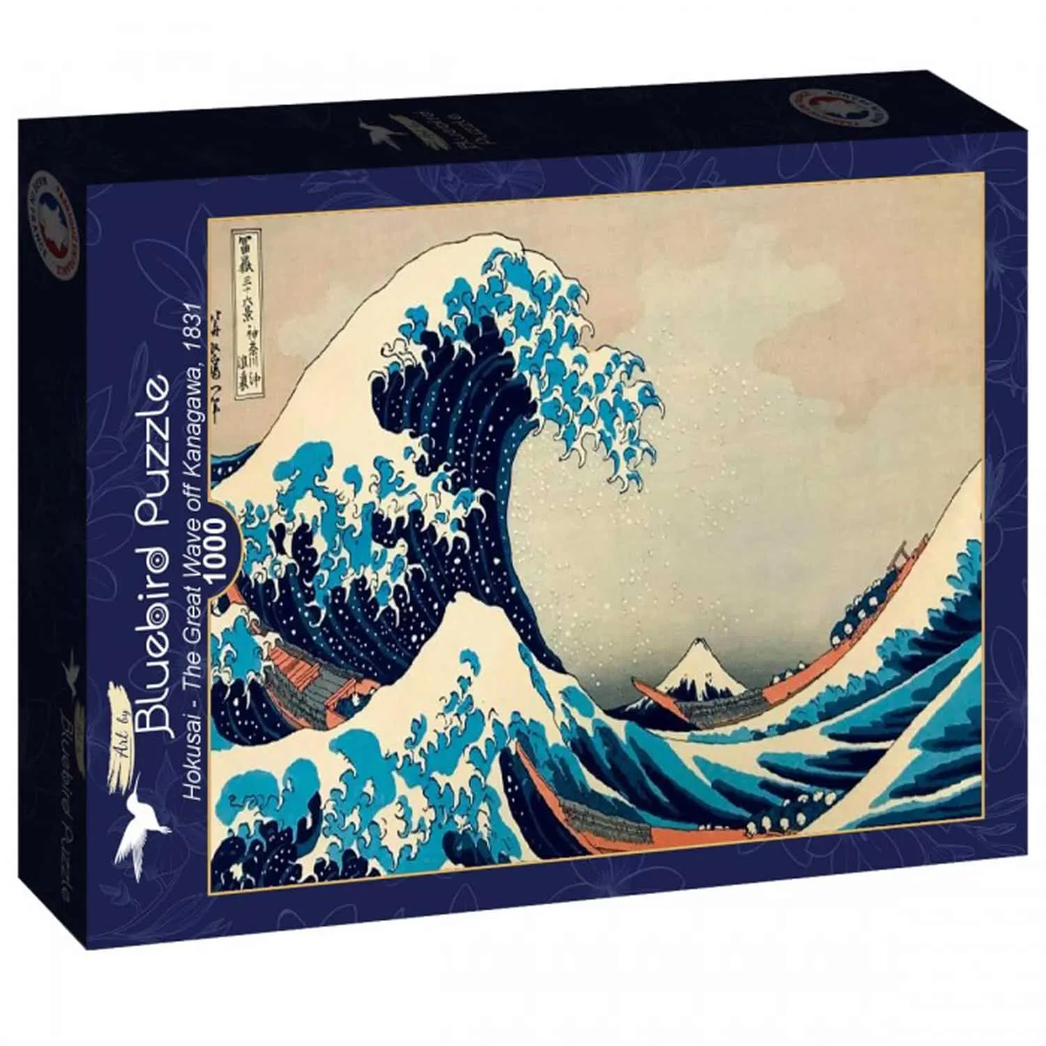 Pussel - Hokusai: Vågen utanför Kanagawa 1831