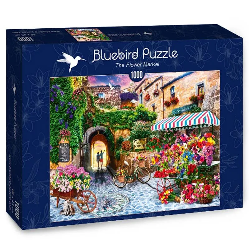 Pussel - Blommarknaden 1000 bitar