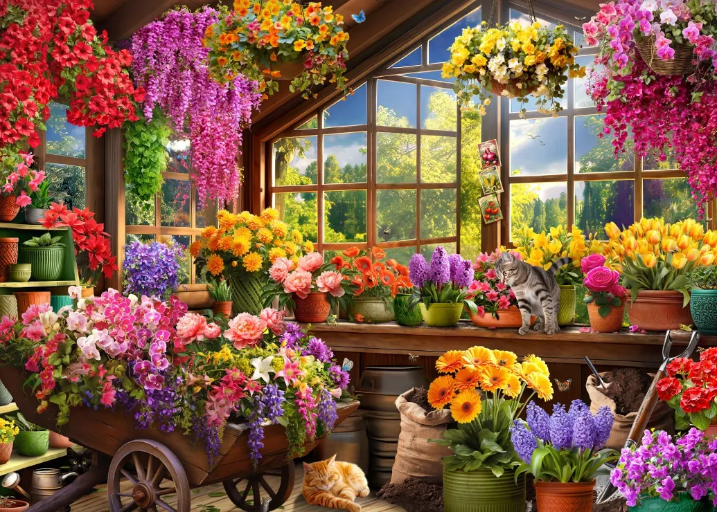 Pussel Potting Shed