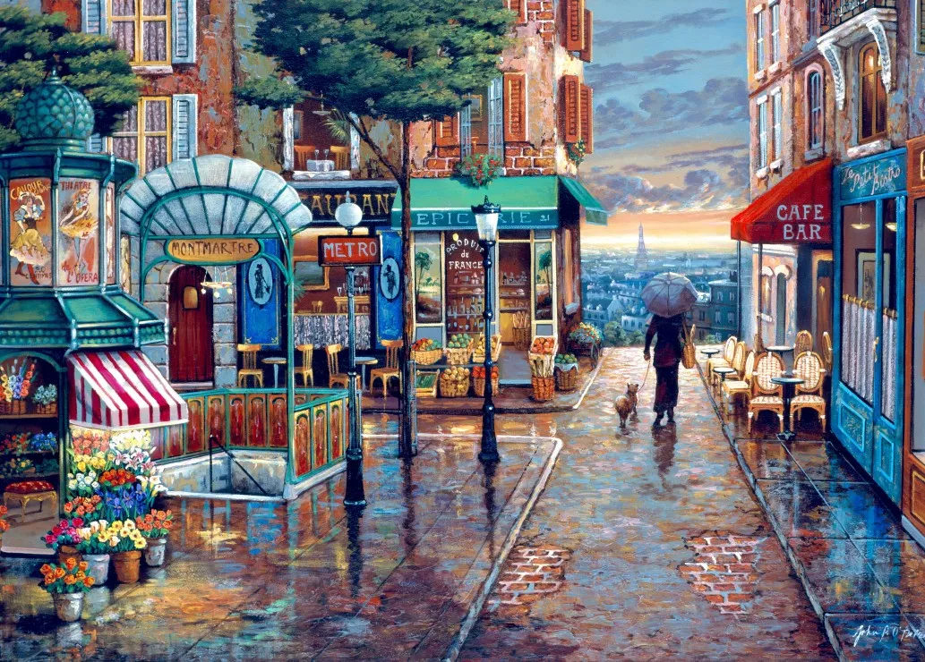 Pussel Rainy Day Stroll 500 Bitar