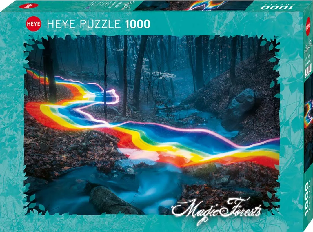 Pussel - Magic Forest: Regnbågens stig 1000 Bitar