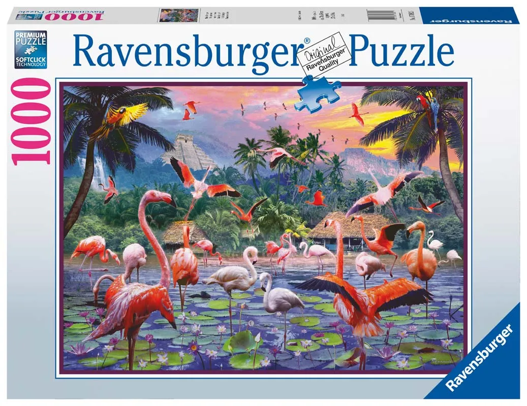 Pussel Flamingos 1000 bitar
