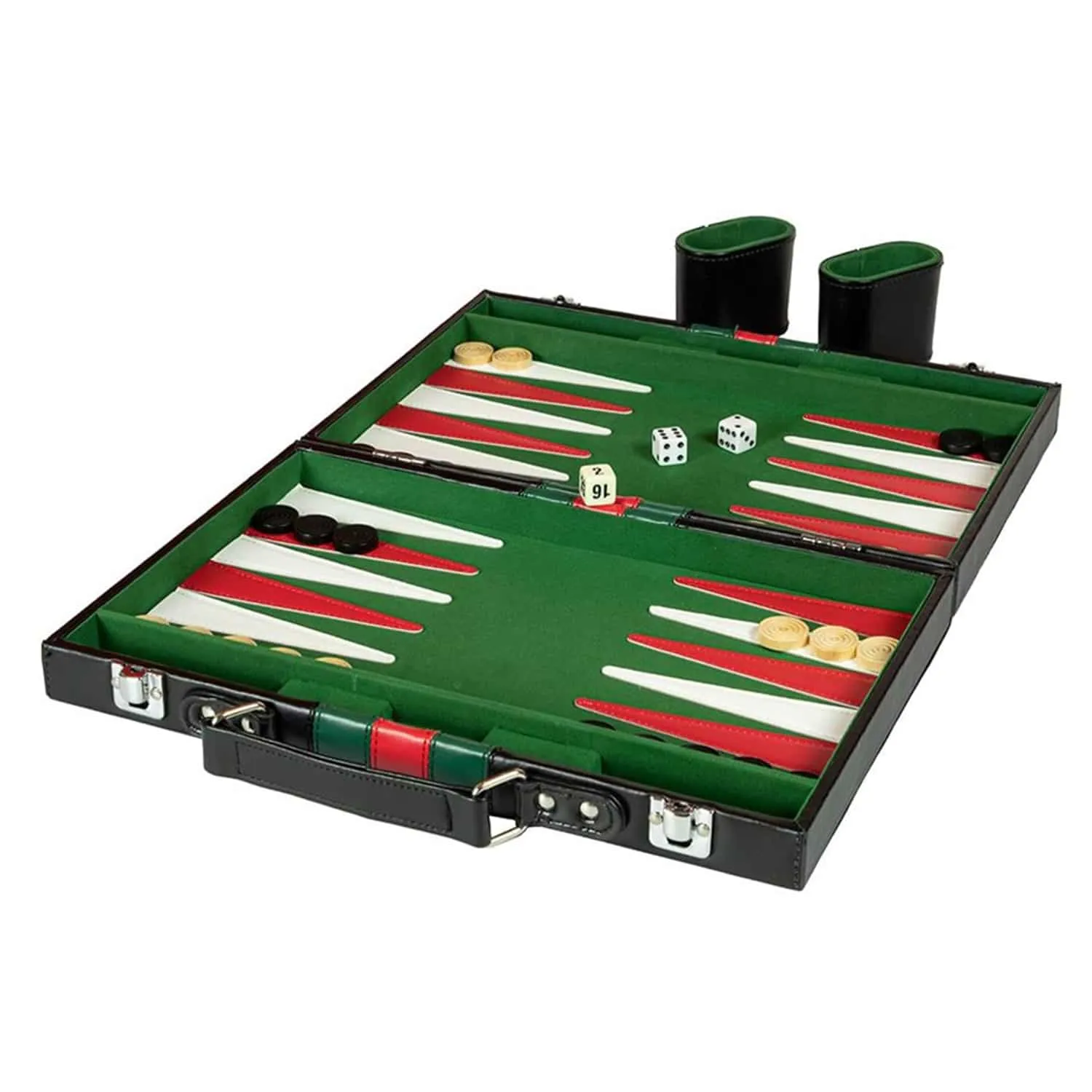 Backgammon - Backgammon i läder