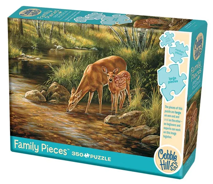 Familjepussel - Familjen Rådjur 350 bitar