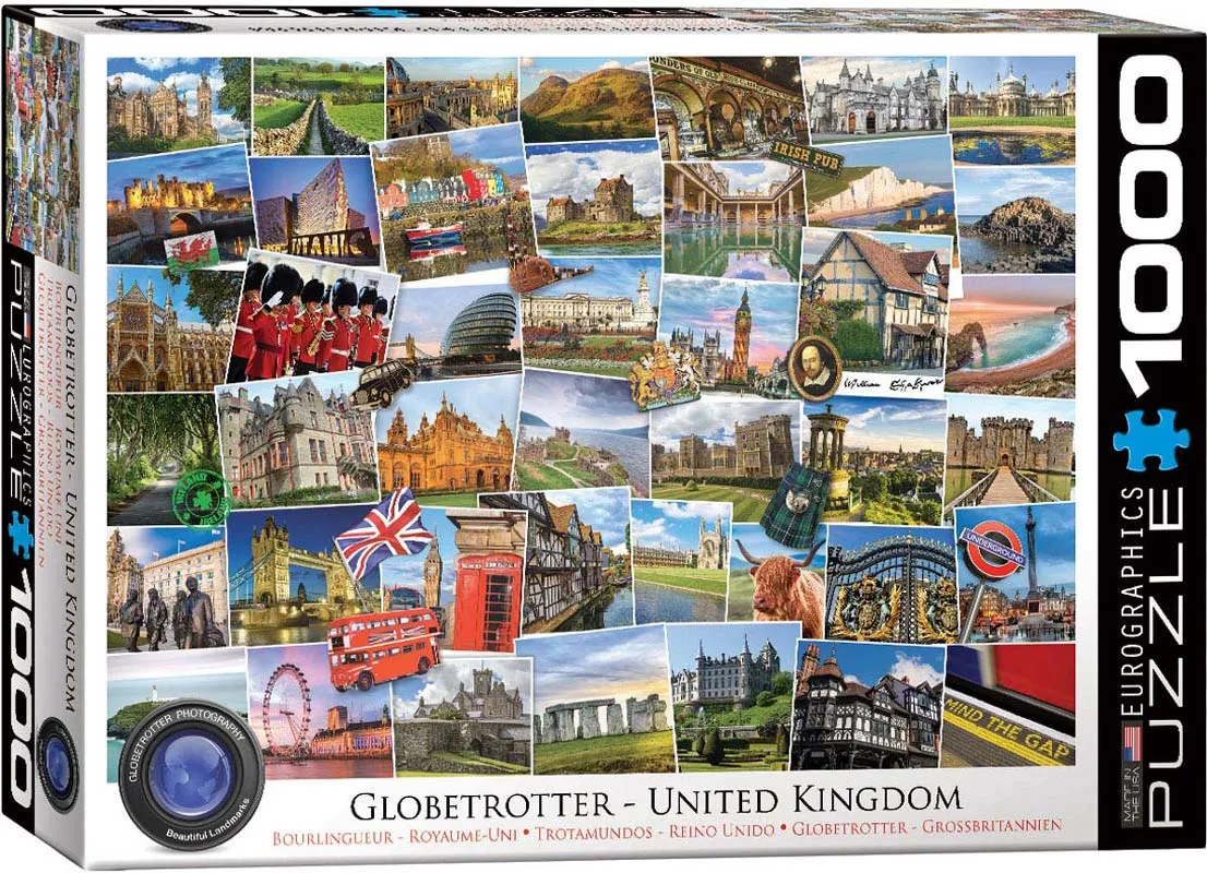 Pussel Globetrotter Storbritannien