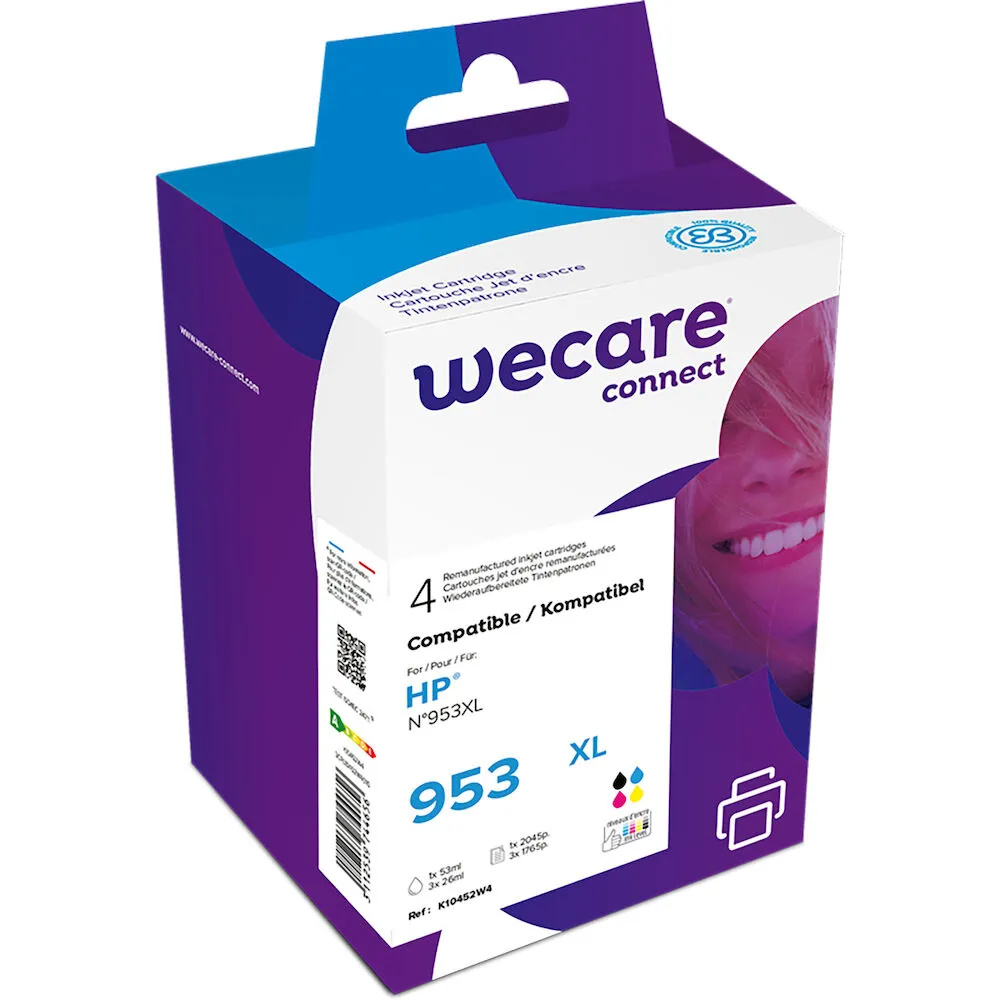 Wecare Bläck 953XL CMYK