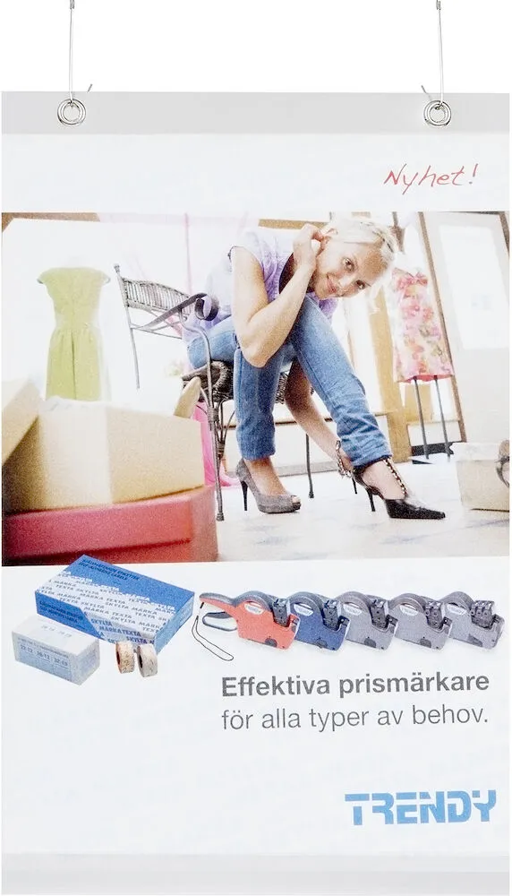 DM AB Plastficka A4 transparent