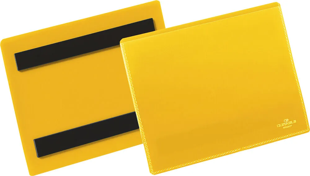 Durable - Plastficka A6L magnetisk
