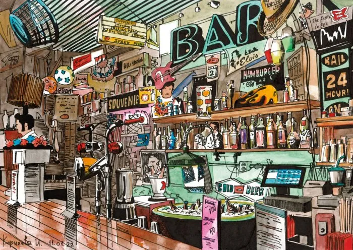 Pussel - Bar 1000 Bitar