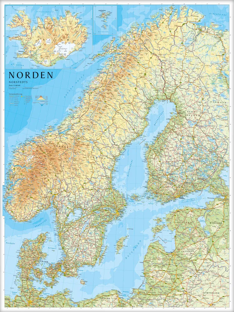 NORSTEDTS Nordenkarta