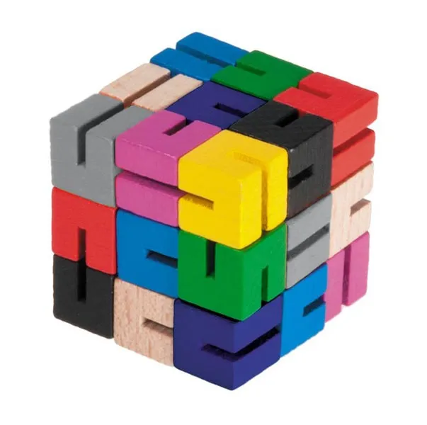 Knep & Knåp Trä-3D-pussel Sudoku-kub