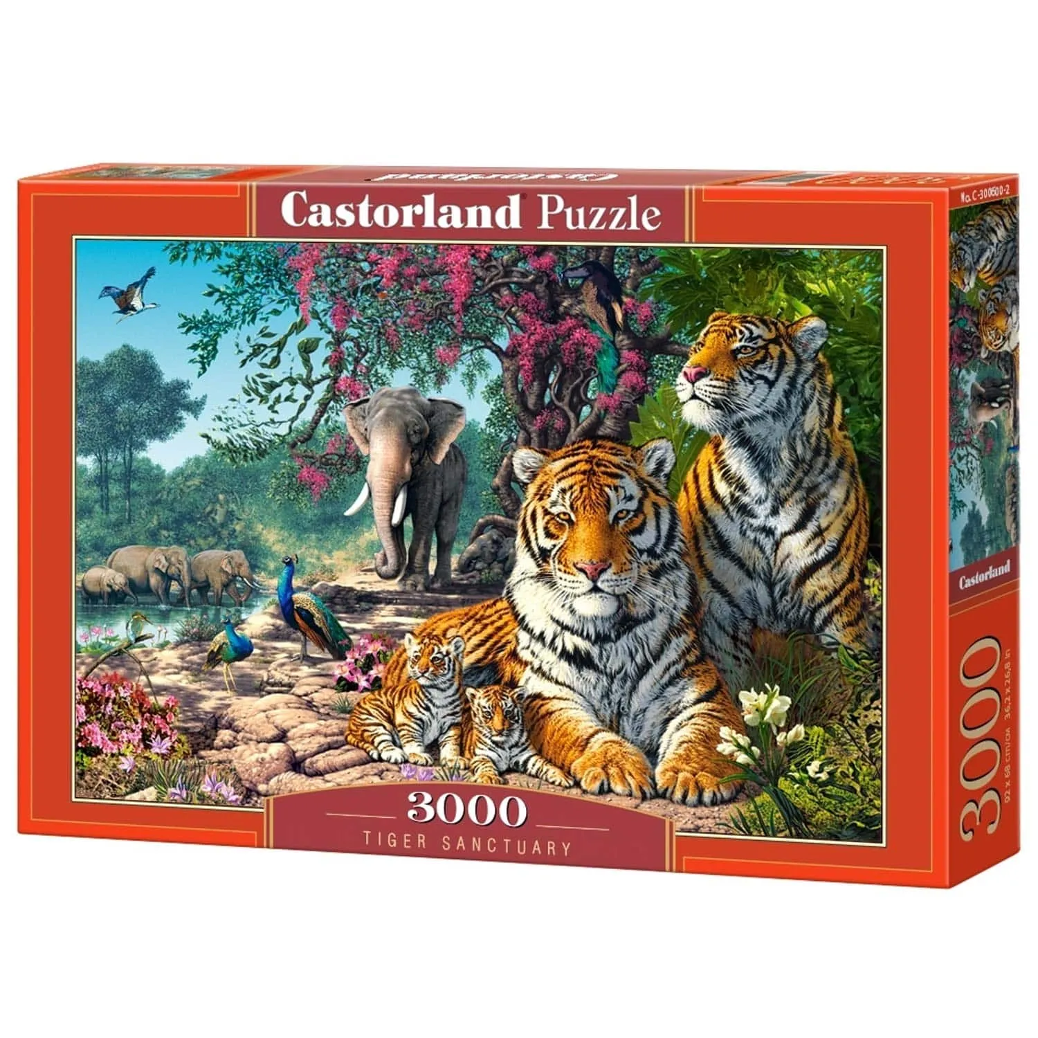 Pussel - Tigerreservat 3000 bitar