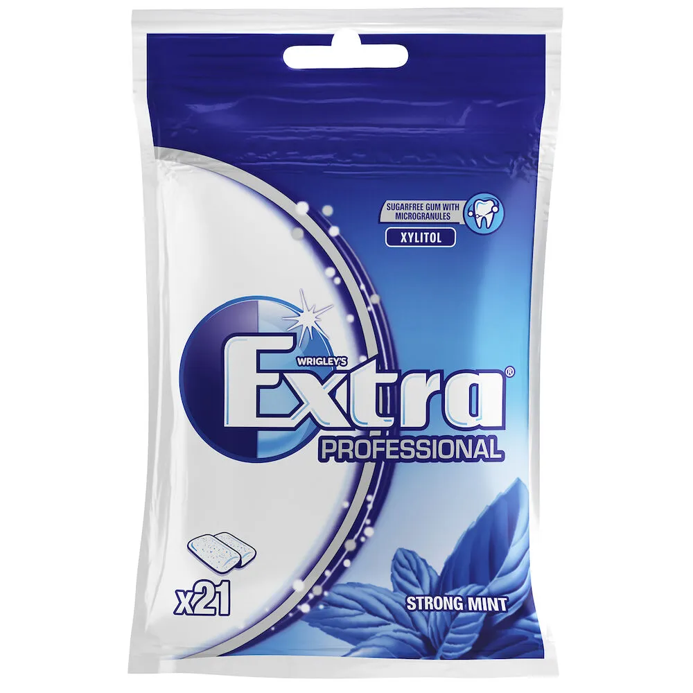 Extra Tuggummi Professional Strong Mint