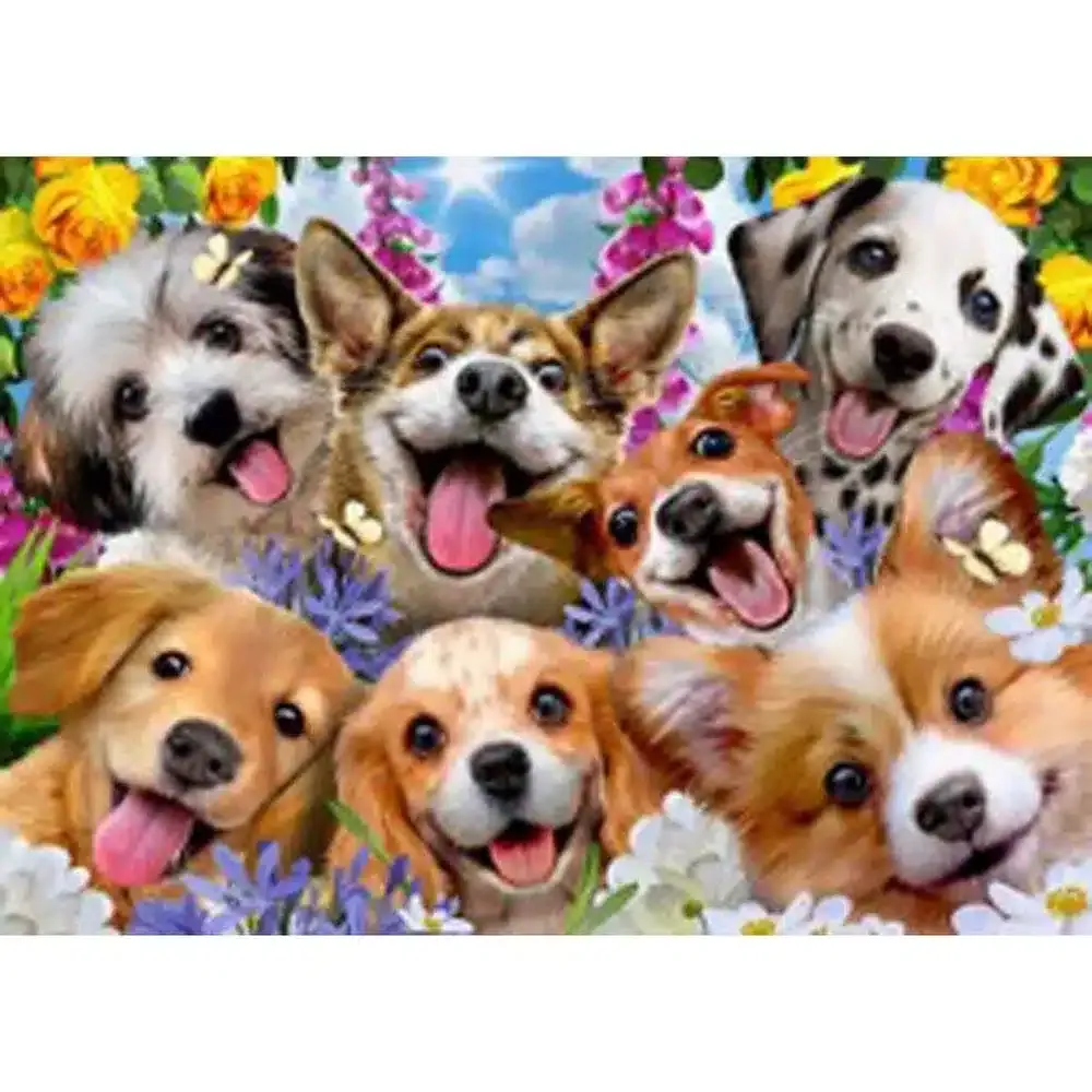 Pussel - Puppies Selfie