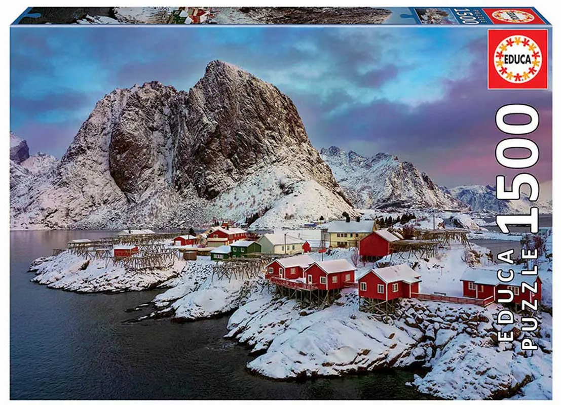 Pussel - Lofoten Ön, Norge 1500 Bitar