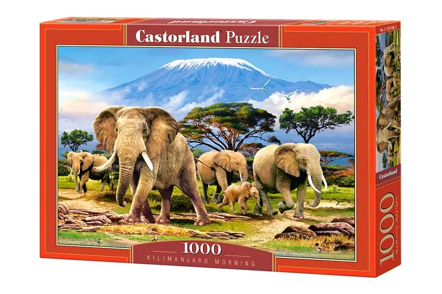 Pussel - Morgon vid Kilimanjaro