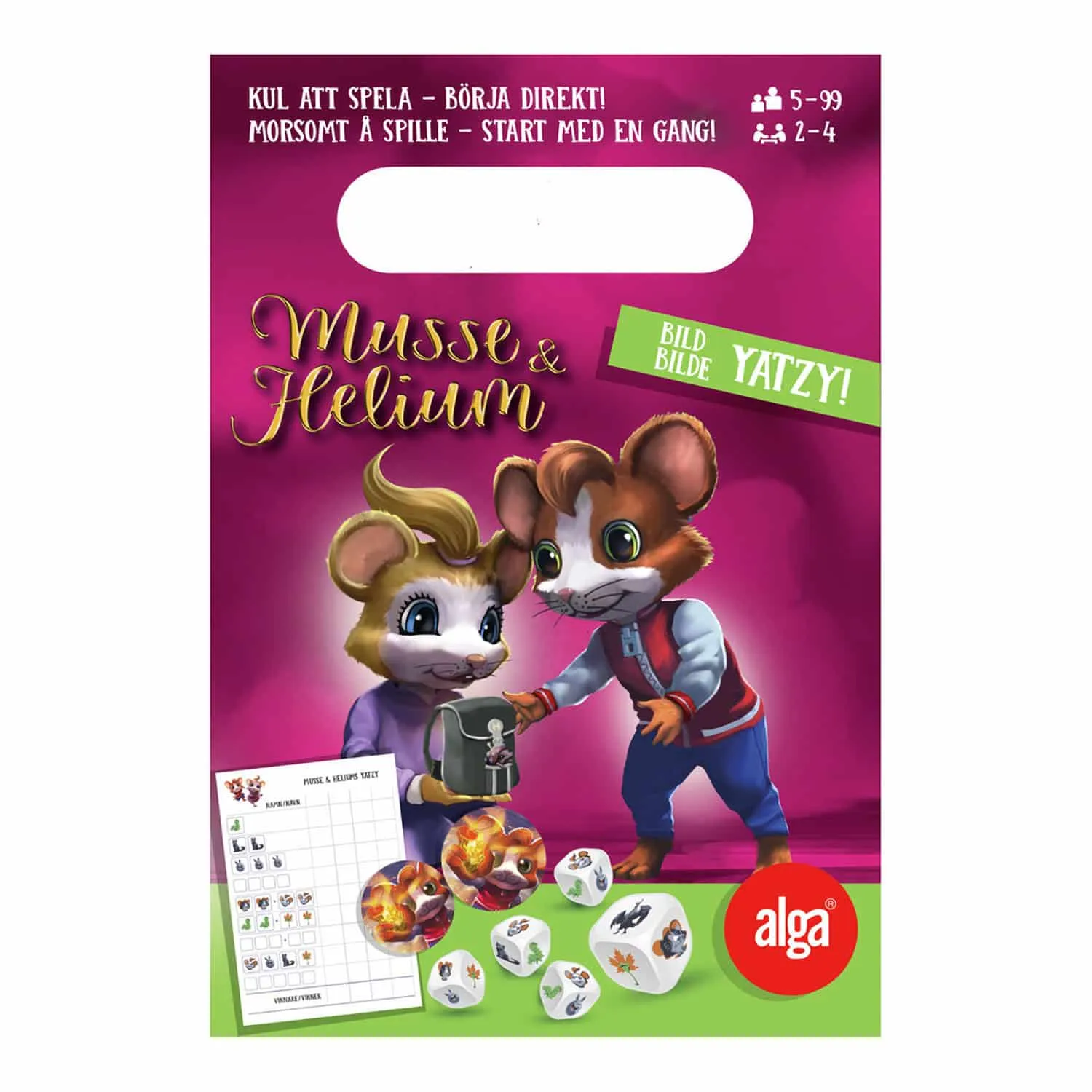 Resespel Musse & Helium Maxi Yatzy