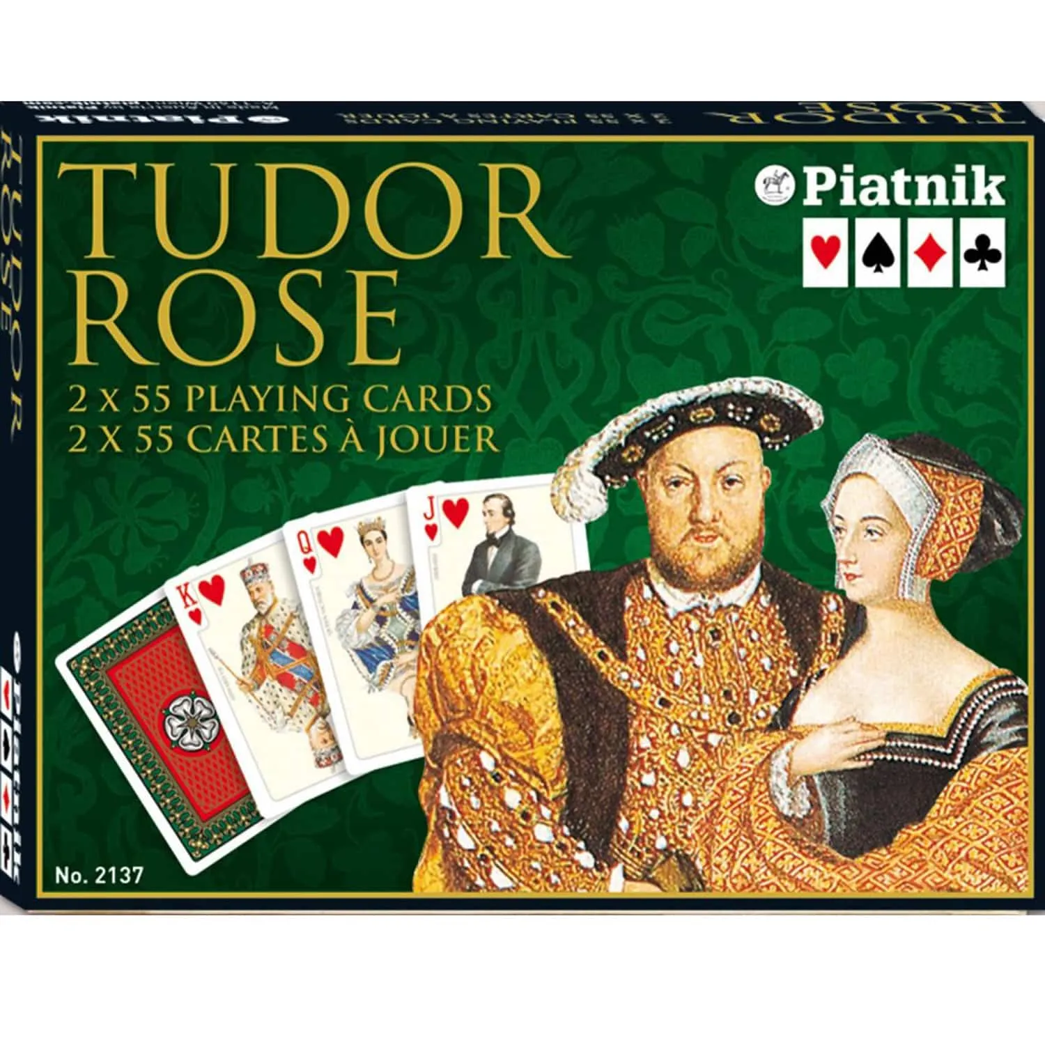 DeLuxe - Spelkort Tudor Rose Double Deck