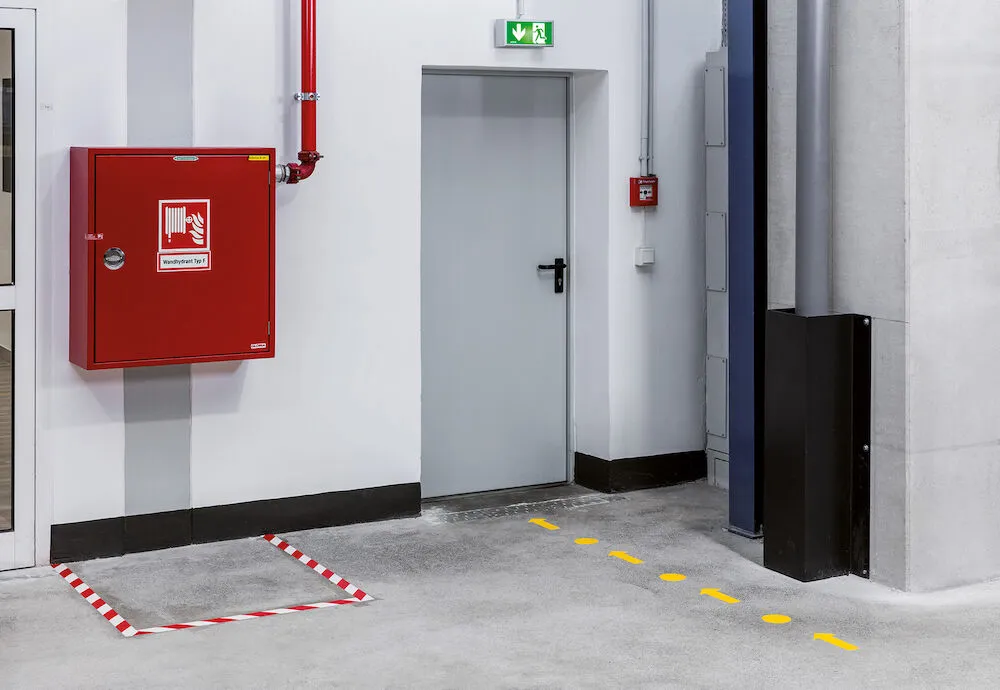 Durable Golvmarkering Pil gul