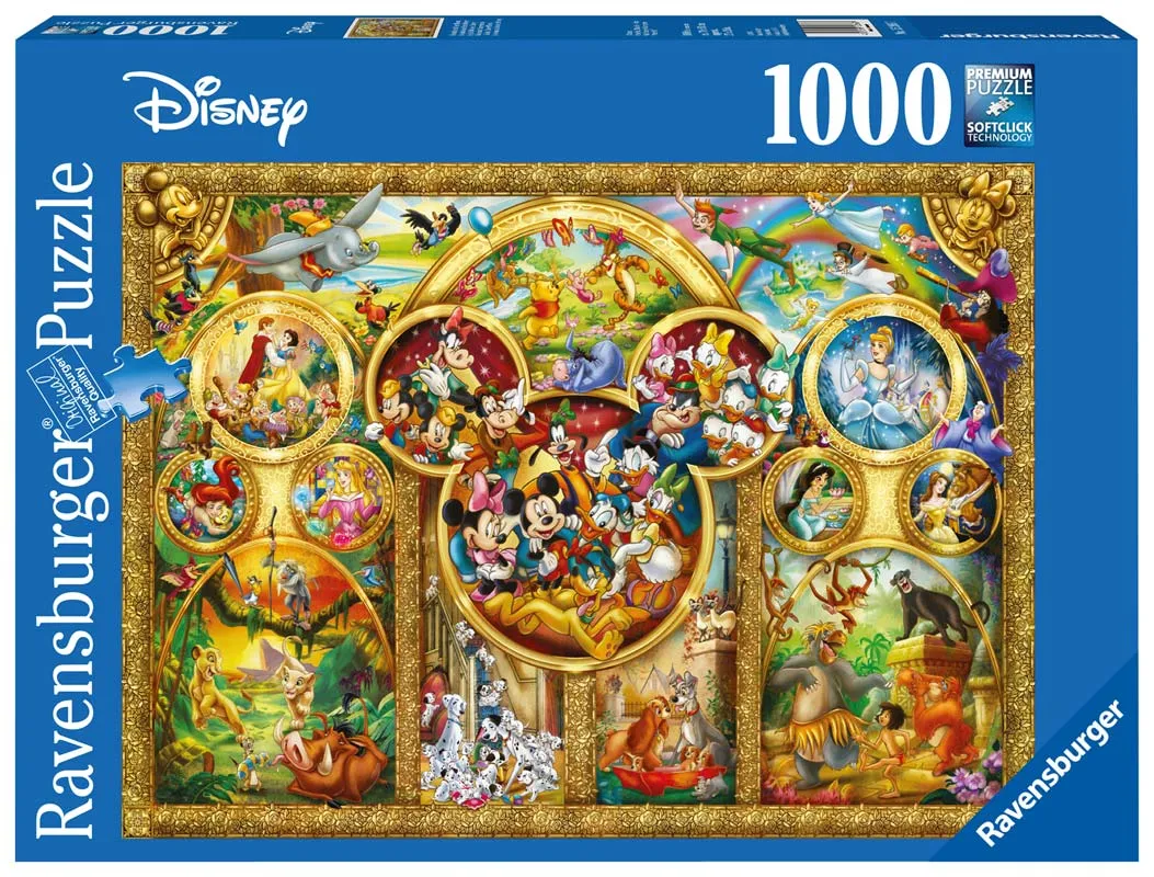 Disney Pussel Gyllene kollage