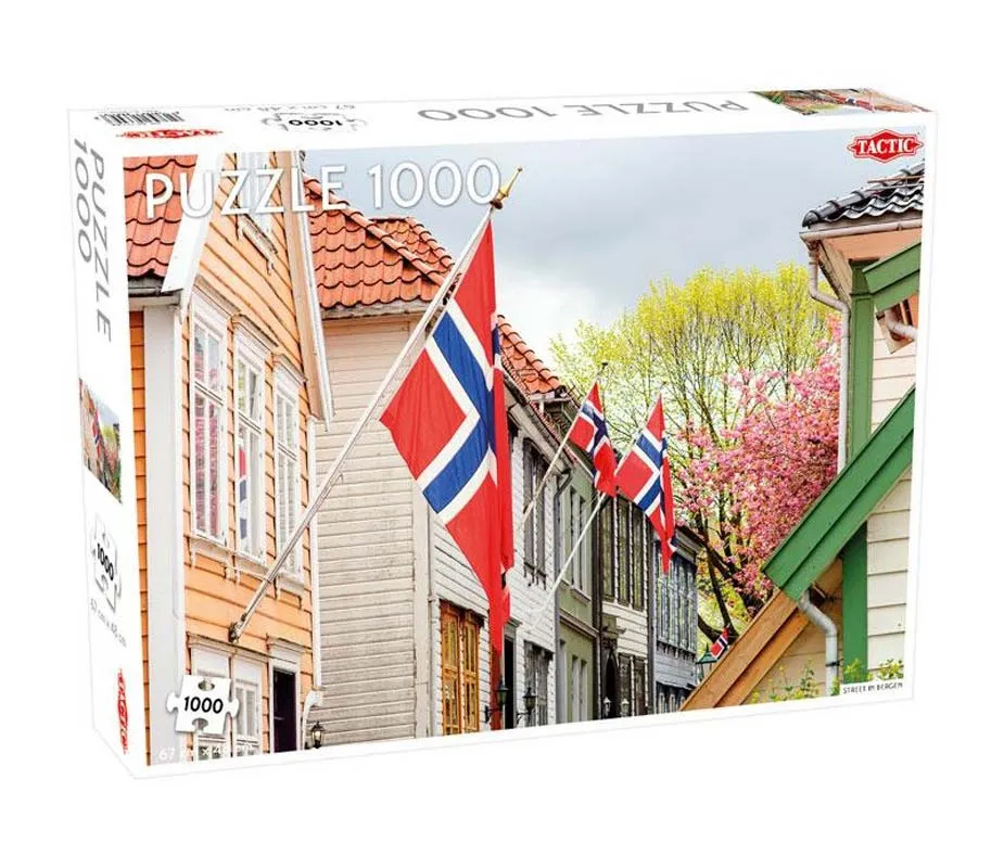 Pussel Gata i Bergen 1000 bitar