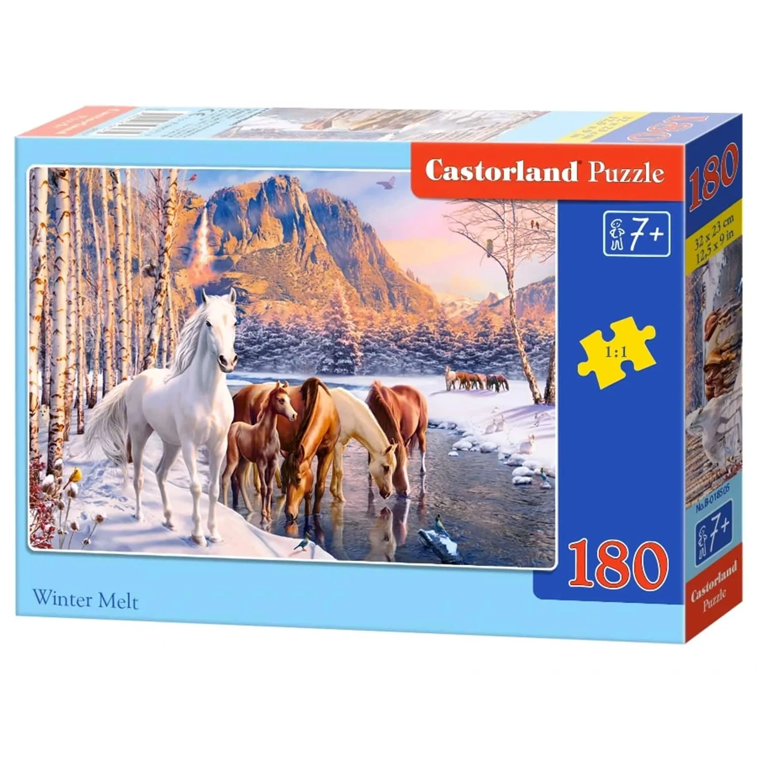Pussel - Hästar under vintern