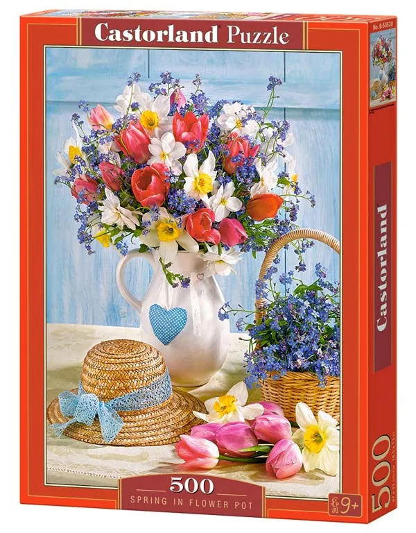 Pussel Vårblommor 500 Bitar