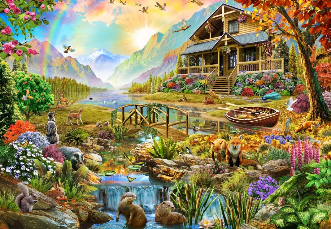 Pussel - Country Paradise 1000 Bitar