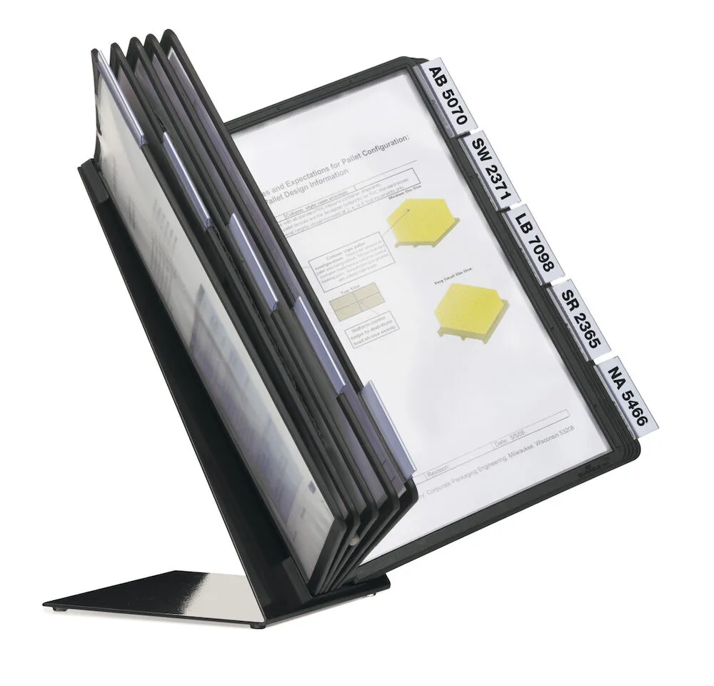 Durable - Bordsställ Vario A4 10panel