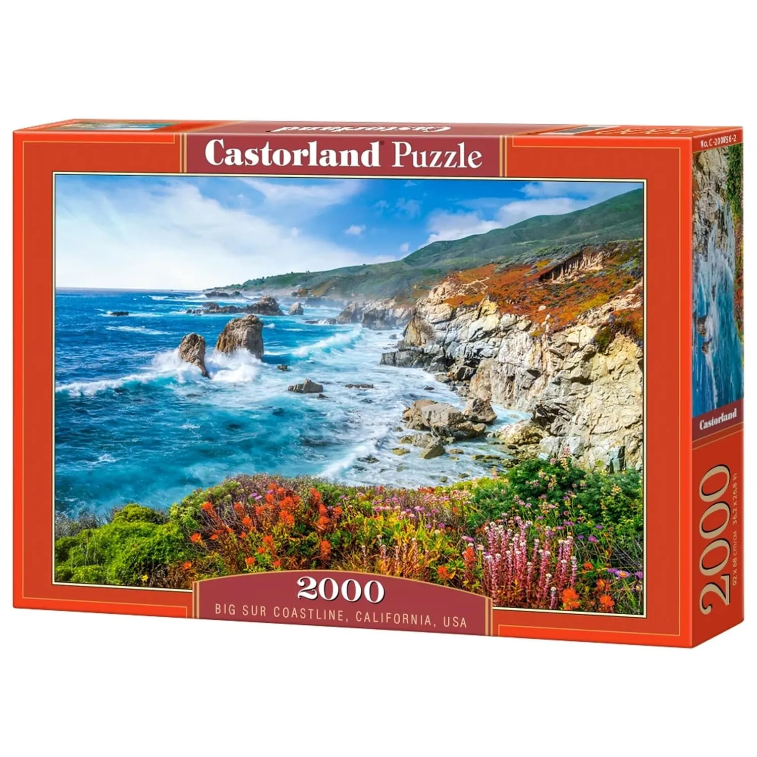 Pussel - Big sur kusten i Kalifornien, USA