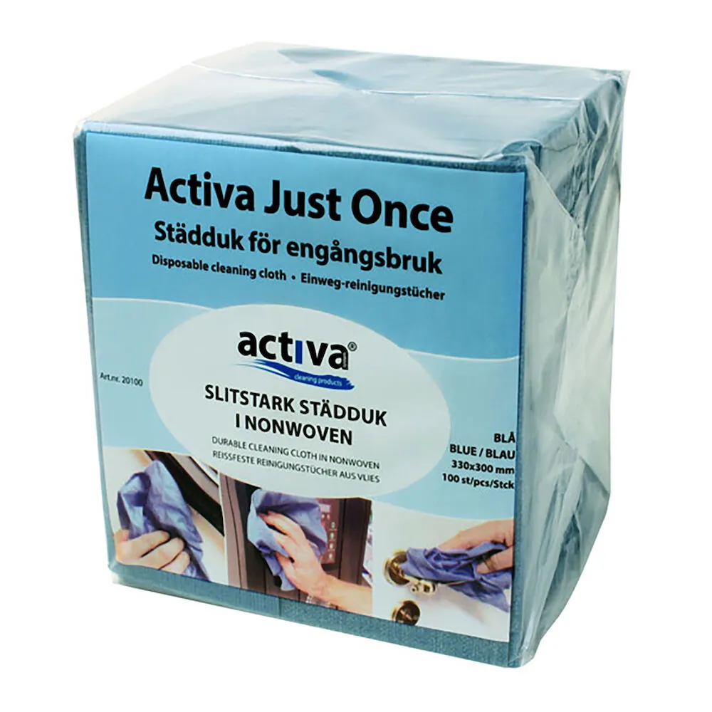 Activa - Städduk engångs blå