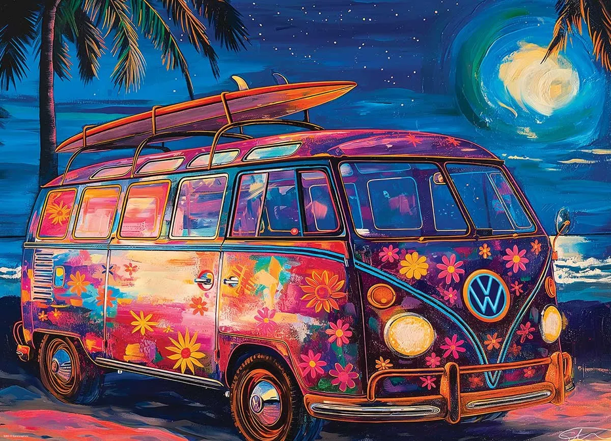 Pussel VW Beach Fun