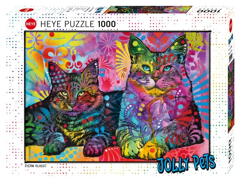 Jolly Pets - Hängiven till Katter 1000 Bitar
