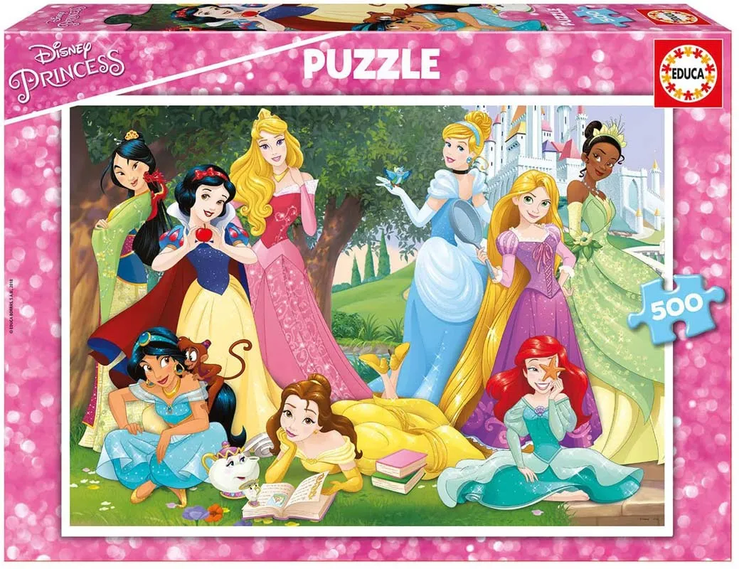 Pussel - Disney prinsessor 500 Bitar