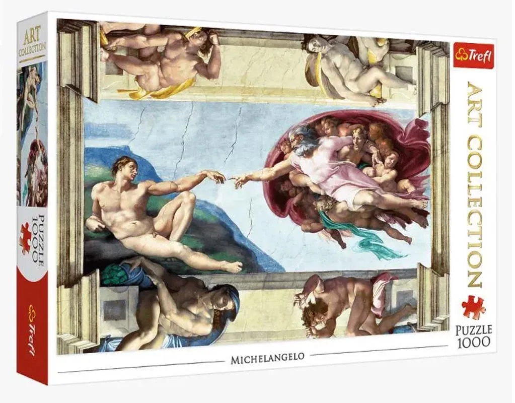 Pussel - Michelangelo: Adams skapelse